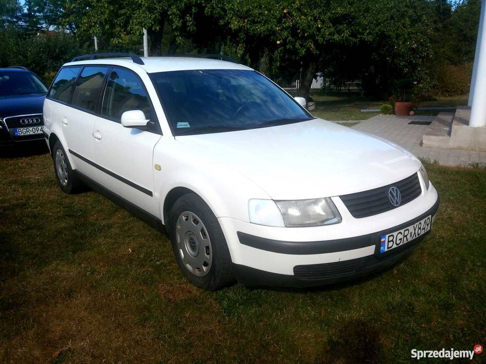 VW Passat B5 19TDI kombi klima biały super stan podlaskie Rajgród