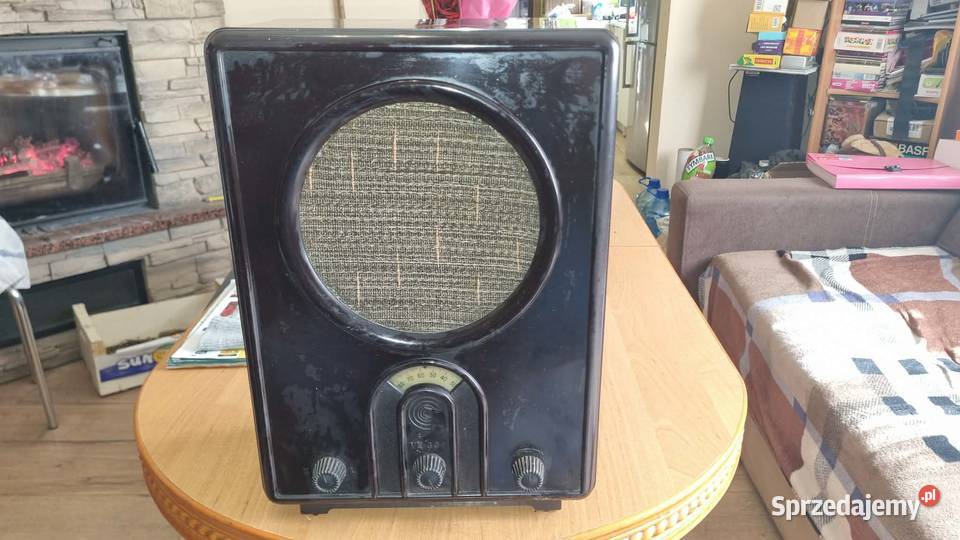 Stare zabytkowe przedwojenne radia SABA DE 20W Antyki Warta