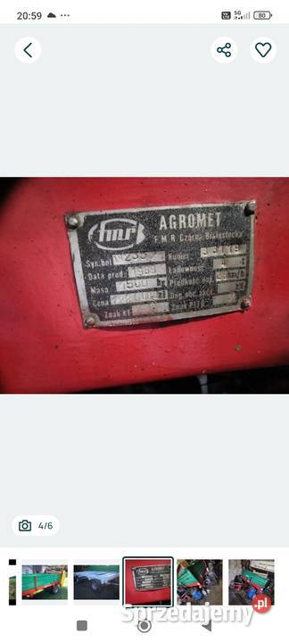 Rozrzutnik 4t czarna białostocka 2 osiowy Rozrzutniki obornika Łańcut sprzedam