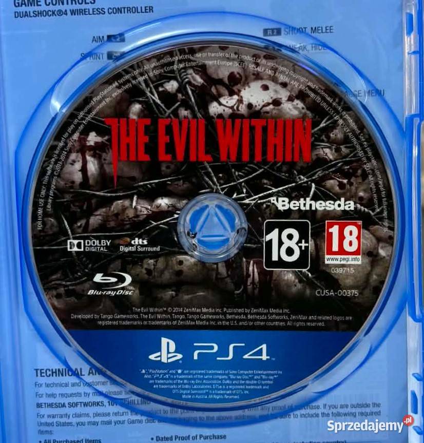 Gra 4 The Evil Within Gry na konsole Elbląg