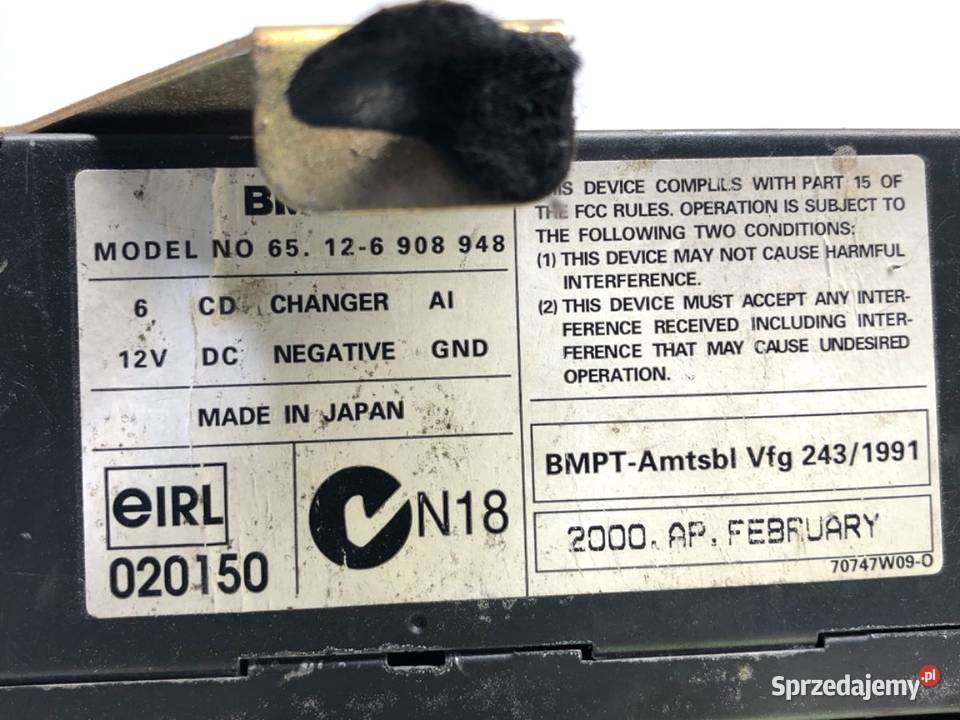 ZMIENIARKA CD BMW E39 9503 8364931 NAPĘD CZYTNIK