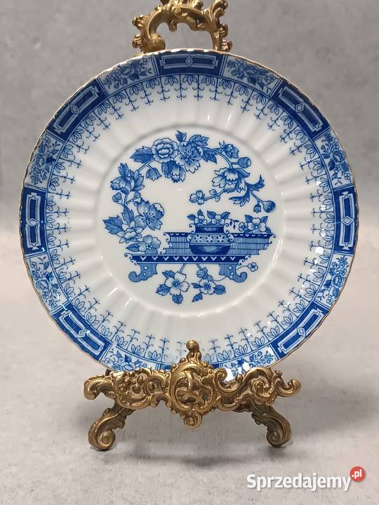 Kolekcjonerska Porcelana Blau Filiżanka Trio Antyki, Sztuka, Kolekcje podlaskie Augustów