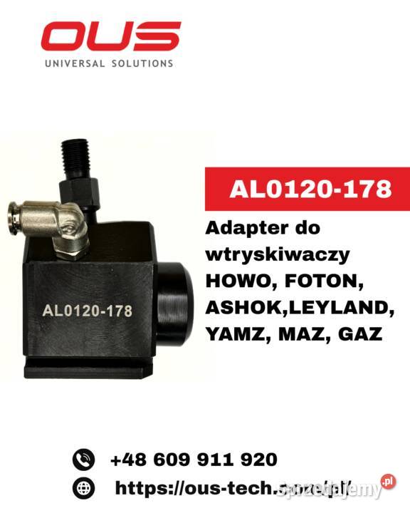 AL0120178 Adapter do wtryskiwaczy CRIN Bosch Warszawa