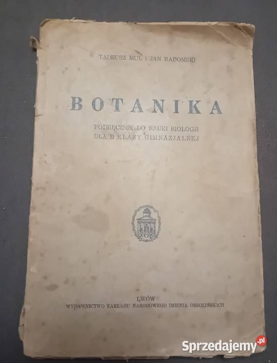 TMul i j Radomski Botanika Podr do biologii kl3 Antykwariat Koźminek