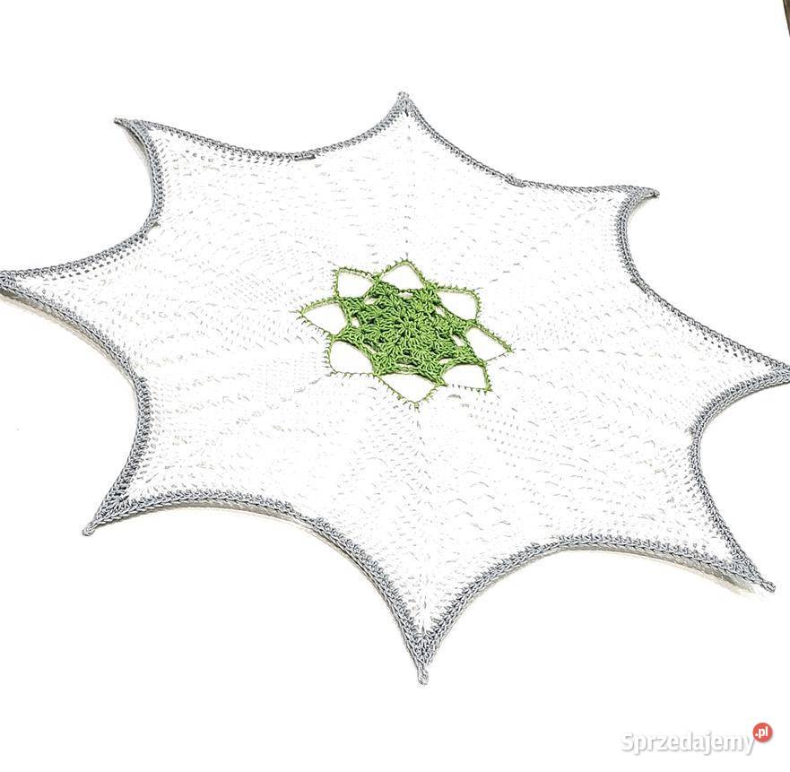 Serwetka Gwiazda na szydełku rękodzieło Poznań sprzedam