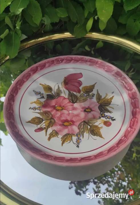 DUŻA OZDOBNA PATERA DEKORACYJNA RECZNIE MALOWANA łódzkie sprzedam