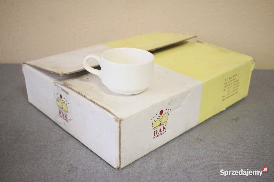 Filiżanka spodek RAK PORCELAIN produkcja UAE Akcesoria do kawy Pszczyna