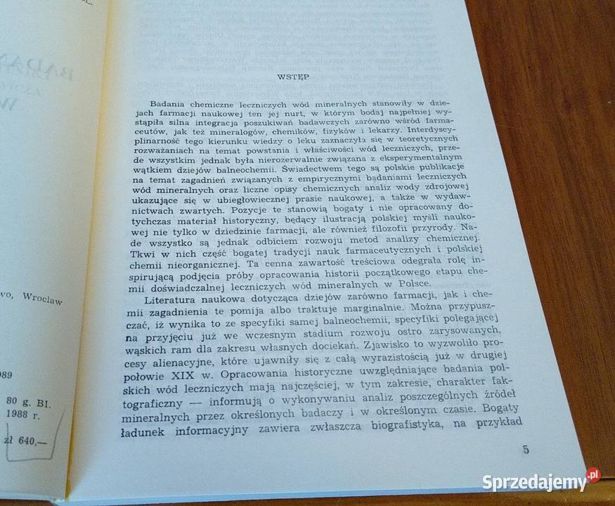 Badania leczniczych wód mineralnych w Polsce z Gdańsk