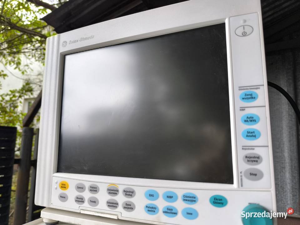 Monitor pacjenta GE DatexOhmeda S5 F105 Zdrowie i Uroda mazowieckie Jabłonna sprzedam