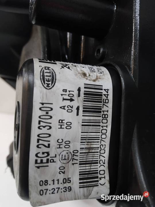 LAMPA PRZÓD LEWA EU 1EG27037001 Opel Astra III