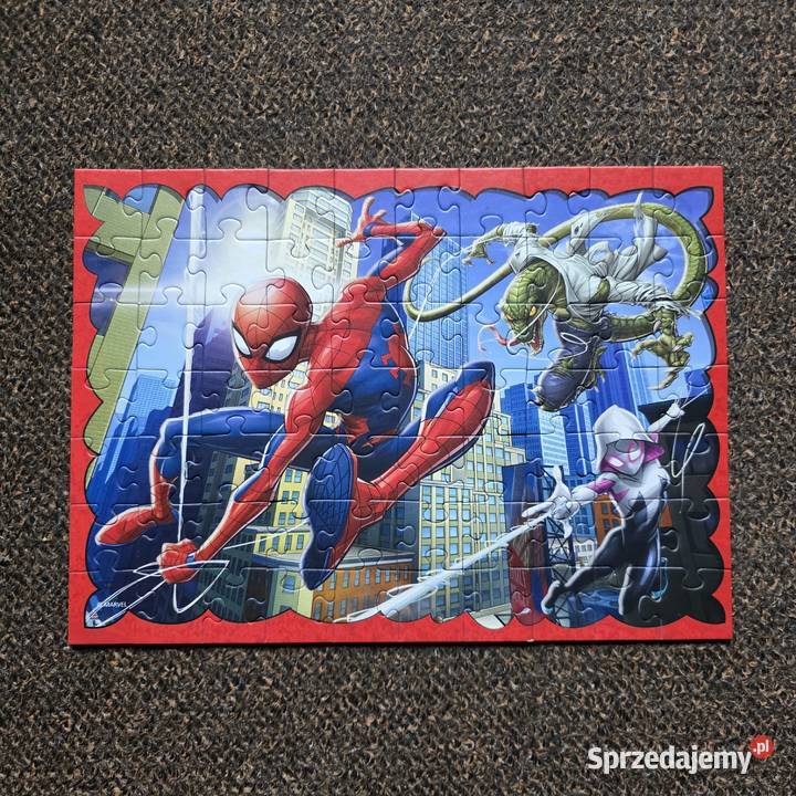 Marvel SpiderMan puzzle 4in1 Trefl małopolskie