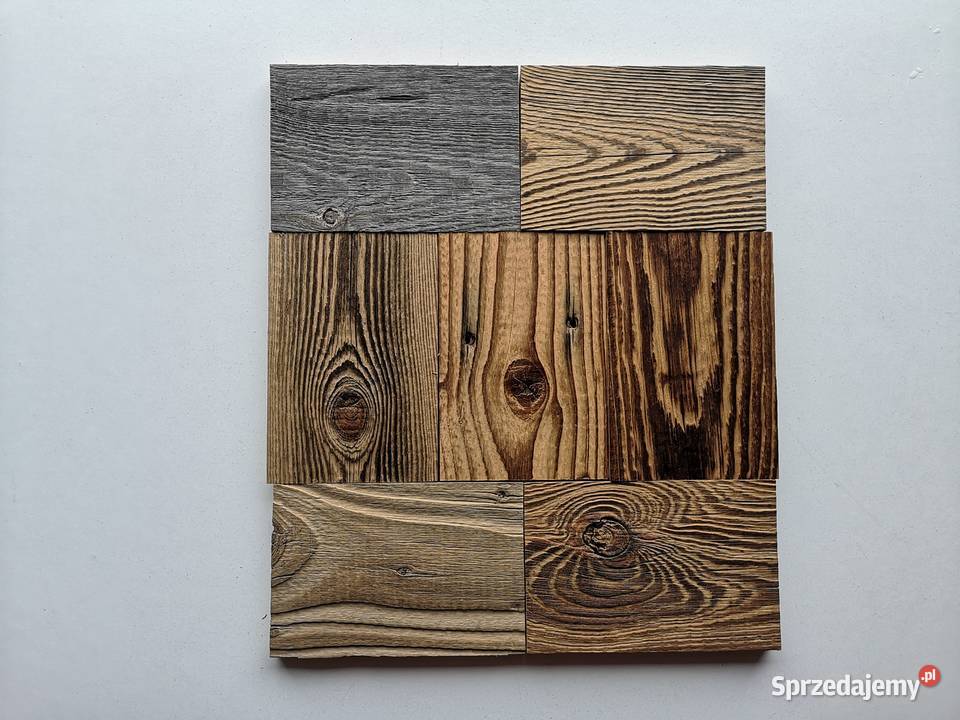 Naturalne stare drewno dekoracyjne na ścianę