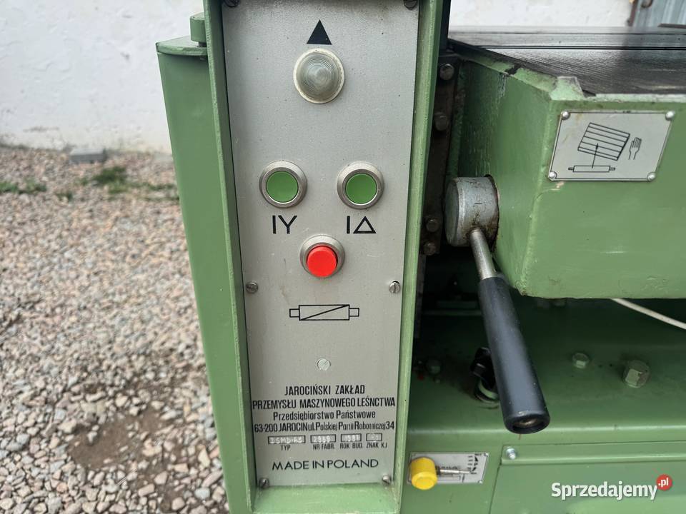 Strugarka grubościówka JAROMA 63 Produkcja