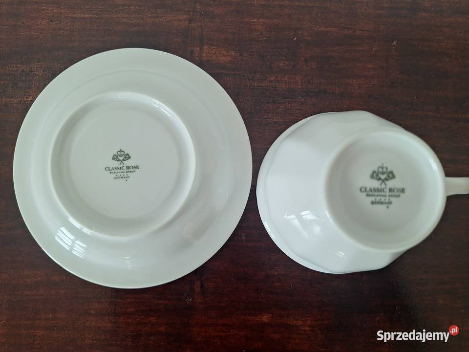 Rosenthal Maria Biała porcelanowa filiżanka do Gdańsk
