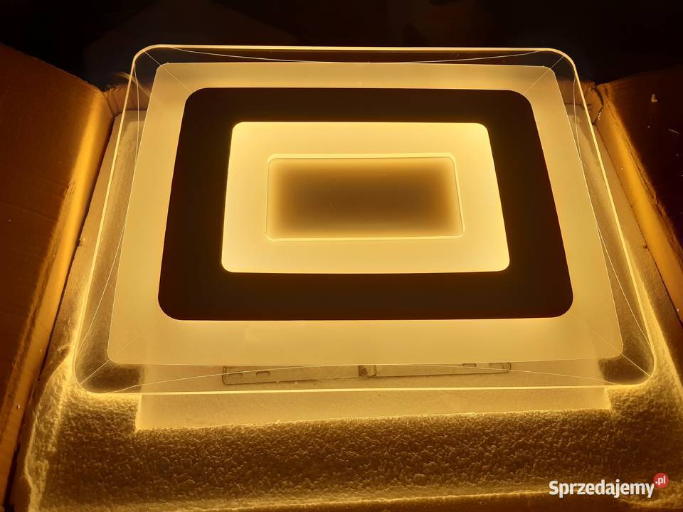 Nowa Lampa sufitowa LED Plafon 51W mazowieckie Warszawa