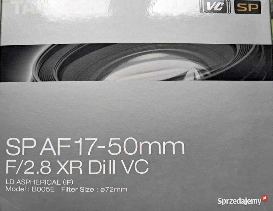 Tamron SP AF 1750 f28 XR Di II VC Żnin