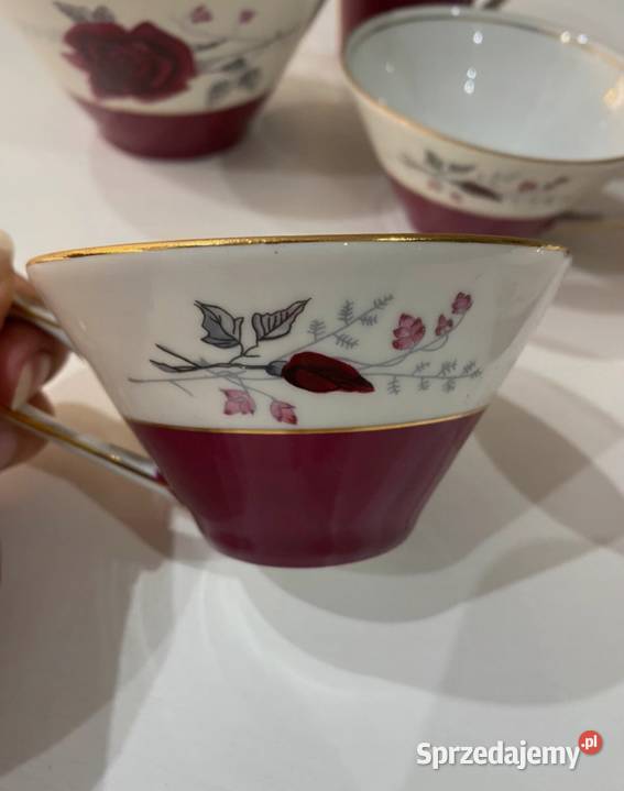 Zestaw kawowy Ćmielów Porcelana i szkło Łódź