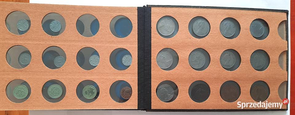 Zestaw Monet Album I Anglia śląskie Gliwice sprzedam