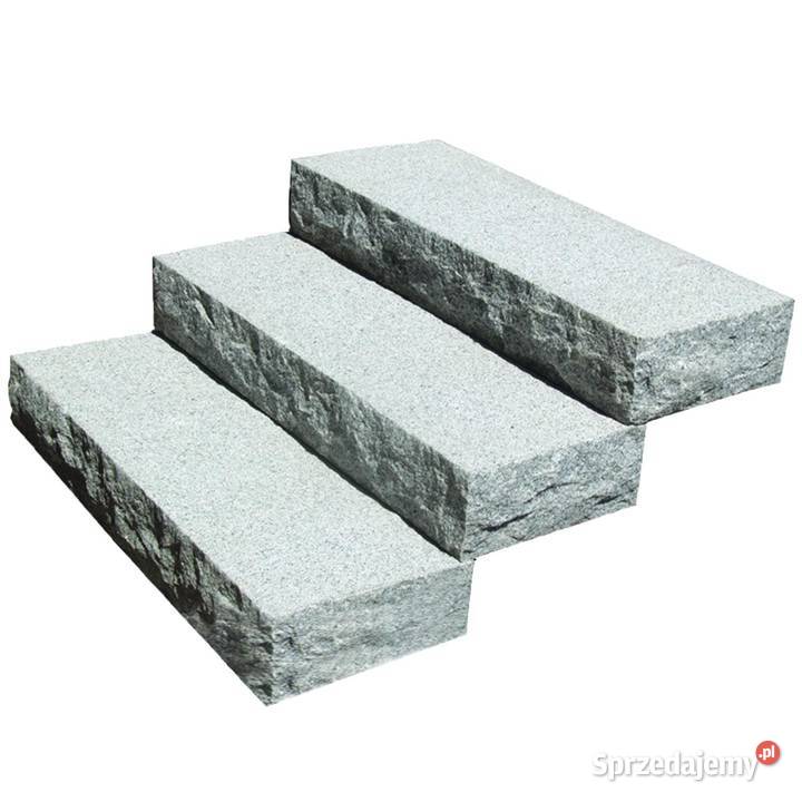 Stopień Blok granitowy G603 Bianco Cristal Gdynia