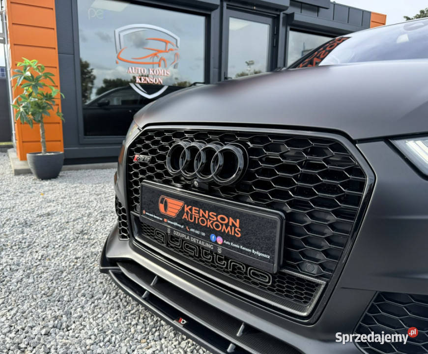 Audi RS6 EXCLUSIVE Bezwypadek HEAD UP Kamera 360 wielofunkcyjna kierownica RS6 Bydgoszcz