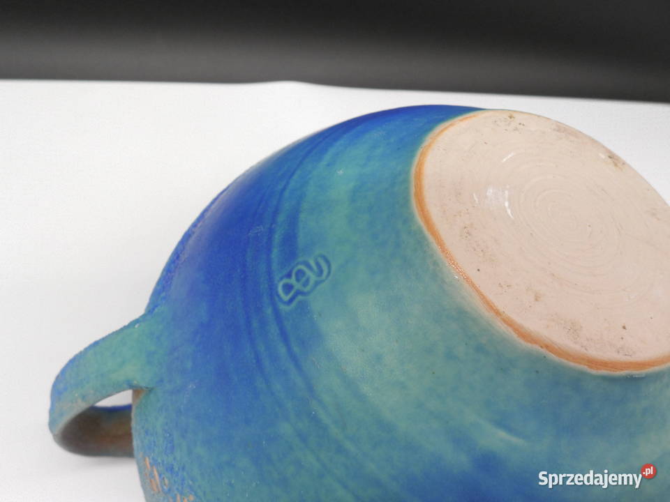 Artystyczna Misa Ceramiczna z Uchwytami Raszków