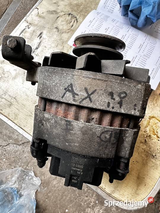 Części citroen ax alternator zderzak