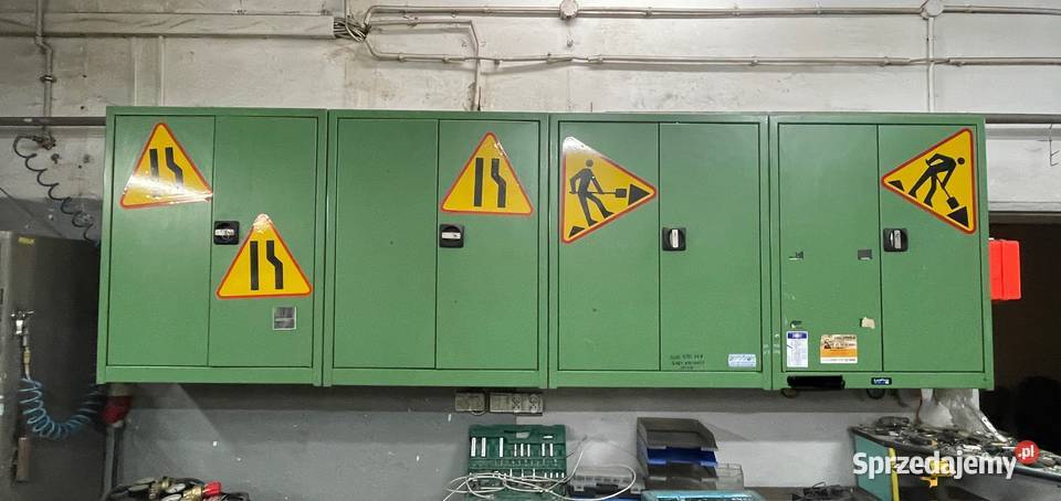 Szafki warsztatowe metalowe wiszące śląskie Tychy