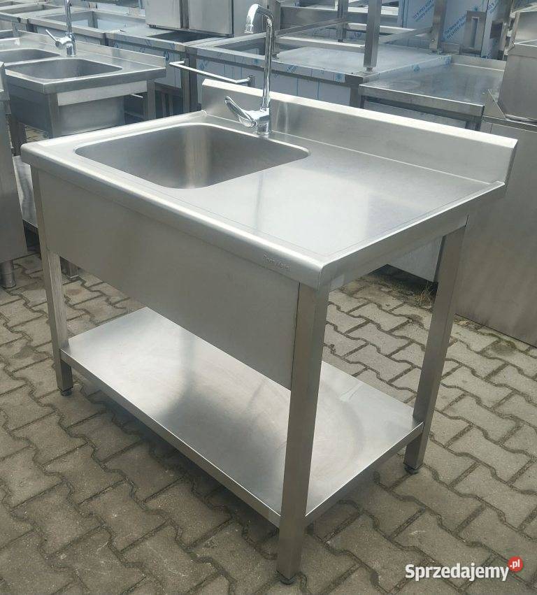 Zlew 1 Komorowy z Półką DORA METAL 1057085 S Biznes i Przemysł Nowe Skalmierzyce