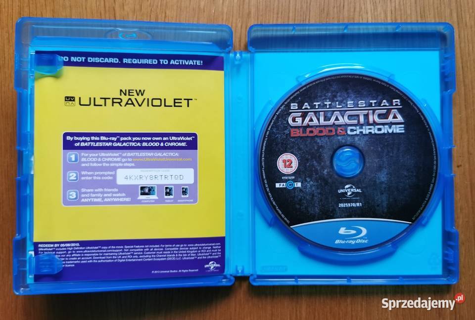 Battlestar Galactica Blood Chrome Krew i Chrom Blu-ray Parzęczew sprzedam