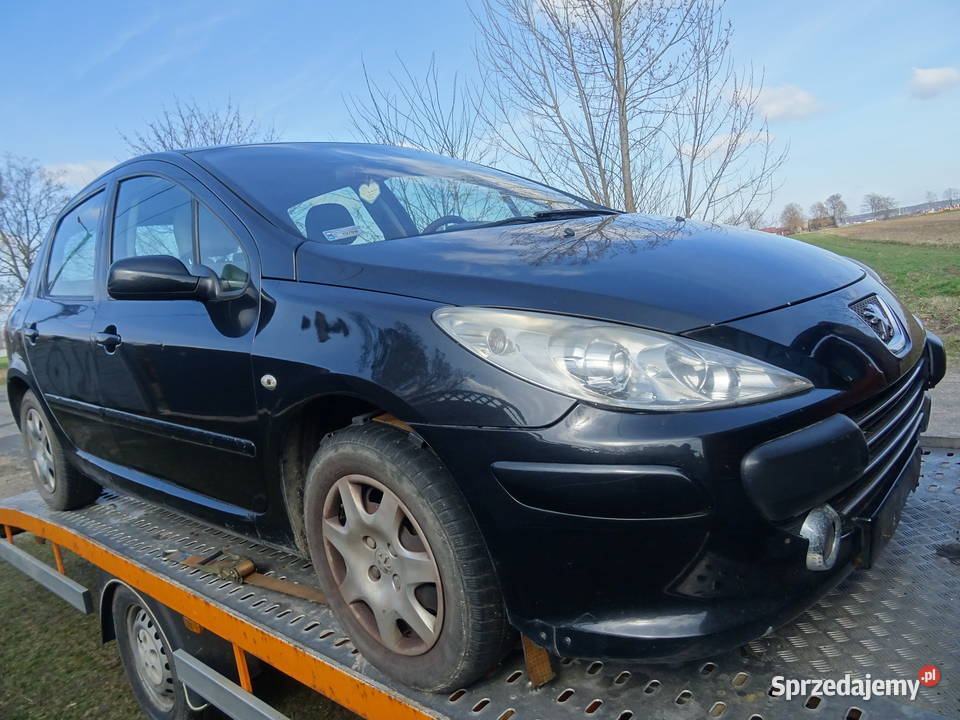 Peugeot 307 lusterko zewnętrzne wsteczne prawe Lusterka zewnętrzne Motoryzacja Wieluń sprzedam