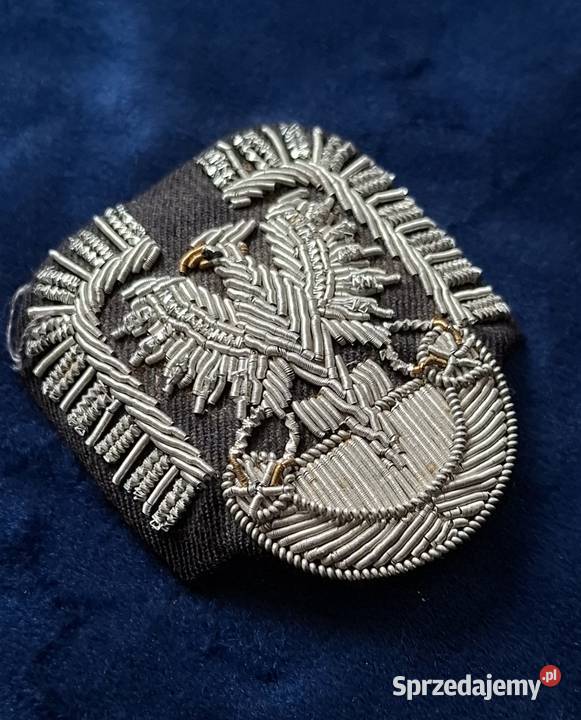 Orzeł lotniczy LWP oficerski wyszywany bajorkiem pomorskie Wejherowo