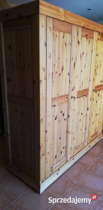 Szafa drewniana 3 drzwiowa bieliźniarka komoda mazowieckie Sulbiny sprzedam