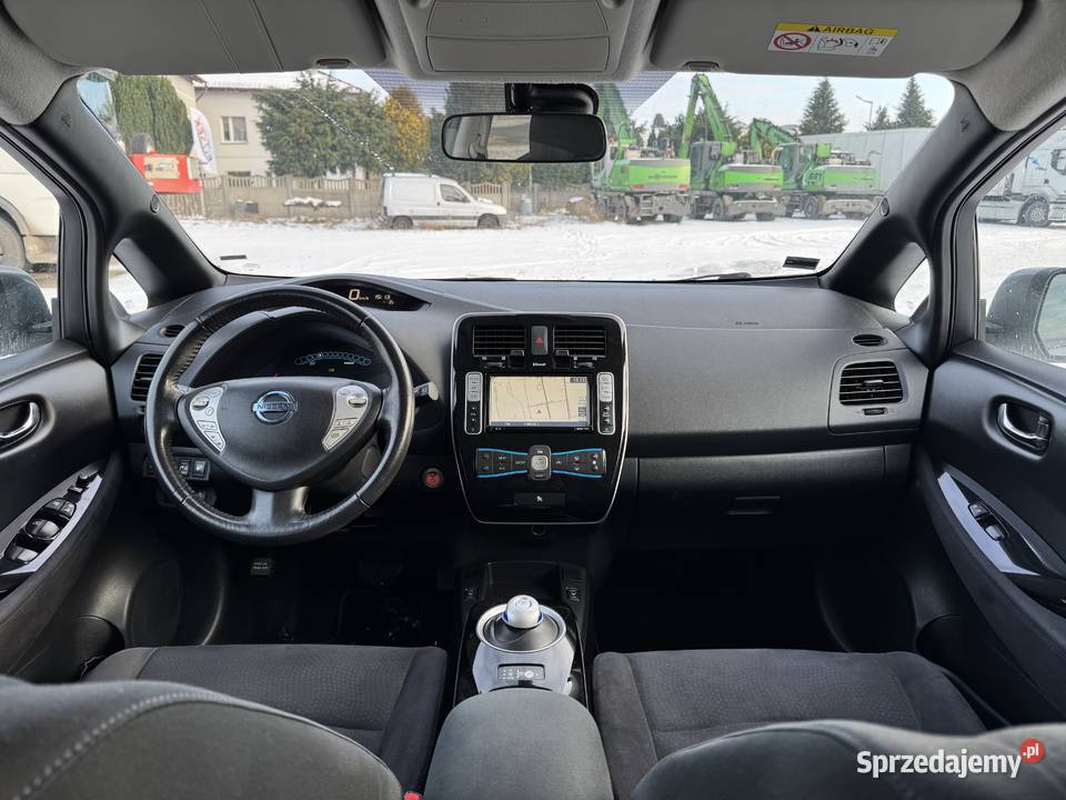 Nissan Leaf Bateria 30kWh Kamera Nawigacja welurowa tapicerka Konin