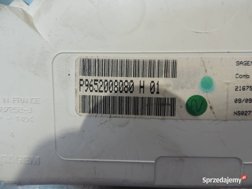 LICZNIK CITROEN C3 C2 14 8V P9652008080H Nowy Sącz sprzedam