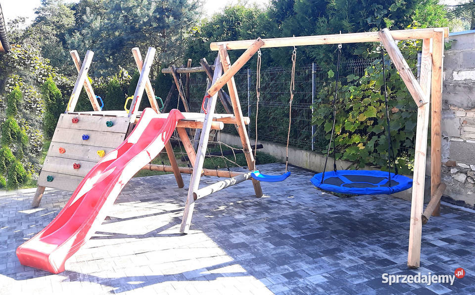 Plac abaw SPIDER PLUS SZEROKA Ścianka Huśtawka Poznań