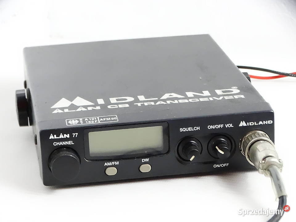 Radio CB Midland Alan 77 D 80 Mikrofon AM lubelskie