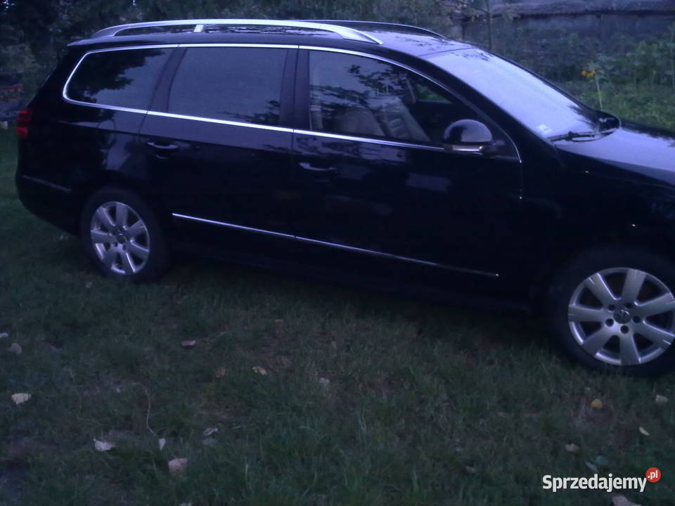 VW Passat B6 model 2008 HIGHLINE skóra chrom przyciemniane szyby lubelskie Skierbieszów sprzedam