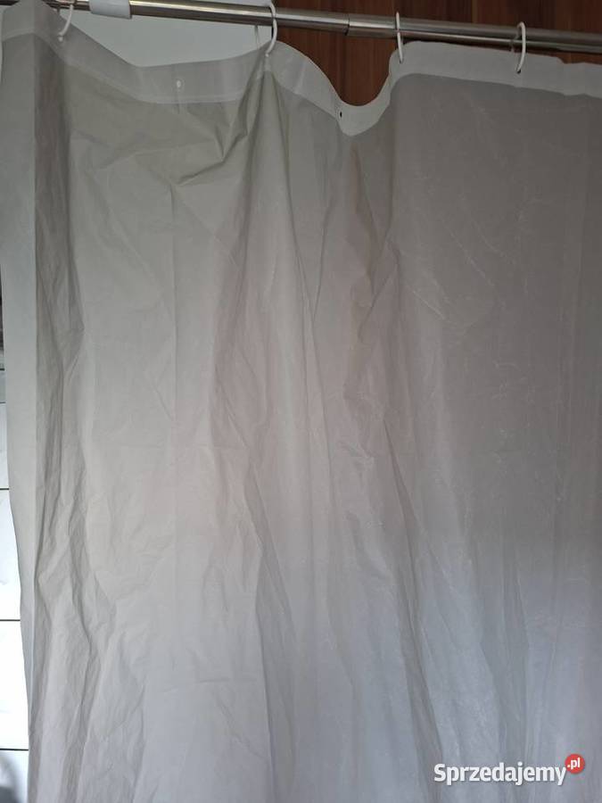 Kurtyna zasłona prysznicowa szara 180x200 Małkinia Górna