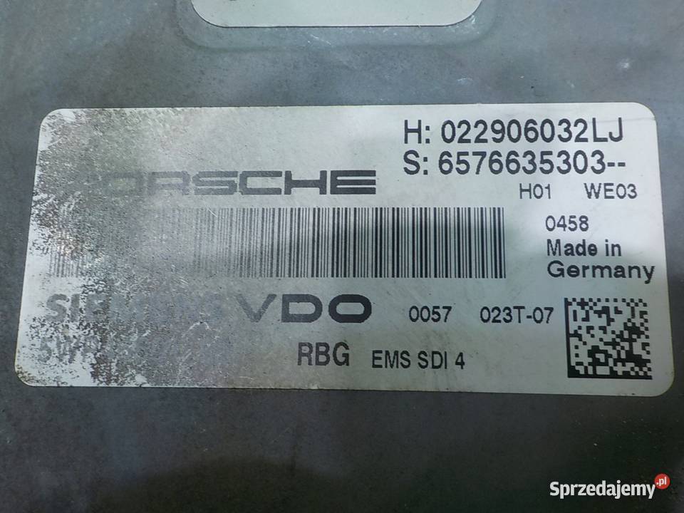 PORSCHE CAYENNE LIFT 48 B 07r 5D sterownik