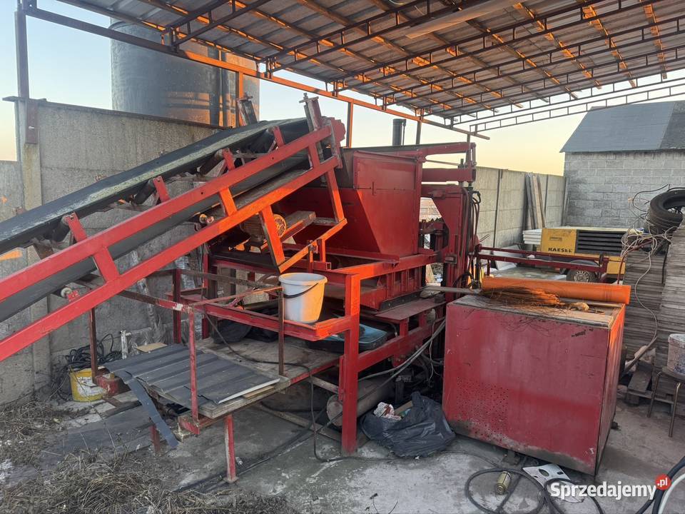 Węzeł betoniarski i prasa do bloczków betonowych kujawsko-pomorskie Czerniewice