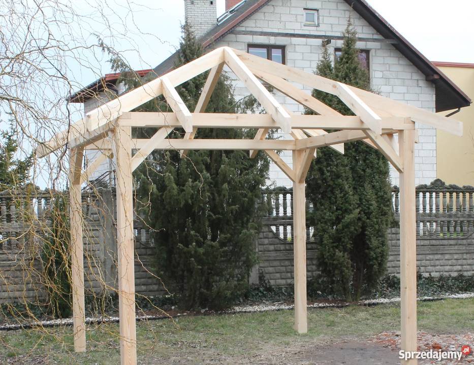 Altana KONSTRUKCJA ALTANY 32x32m Altanka Pergola Łuków