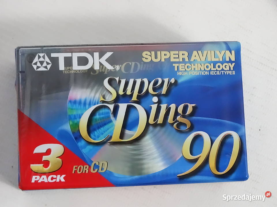 Nowy fabrycznie zafoliowany 3Pack kaset TDK Płyty i kasety Biłgoraj