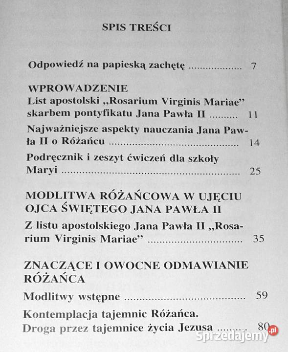 Z różańcem poprzez dni lata wieki Emilio Pozostałe