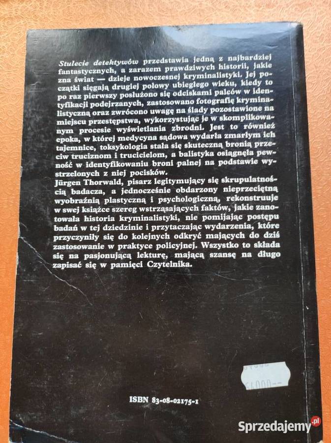 Stulecie detektywów Jrgen Thorwald początki Kielce