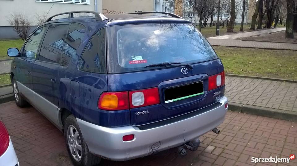 Toyota Picnic Klima LPG 100 Bezwypadkowa welurowa tapicerka Warszawa