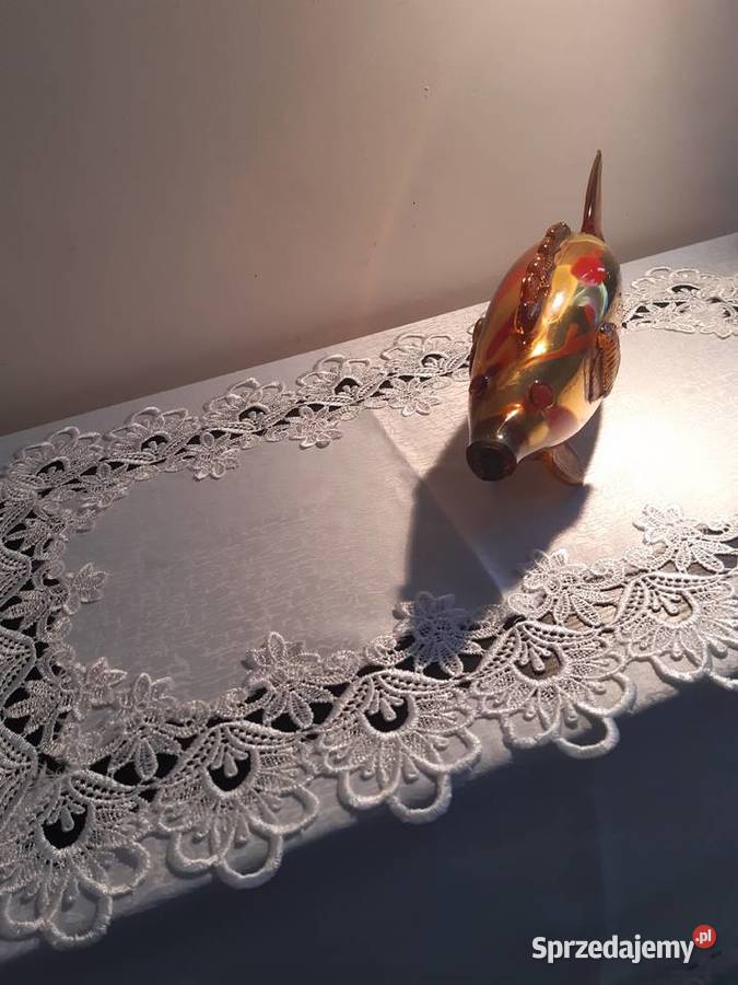 Szklana Ryba z czasów PRL na telewizor Smolice