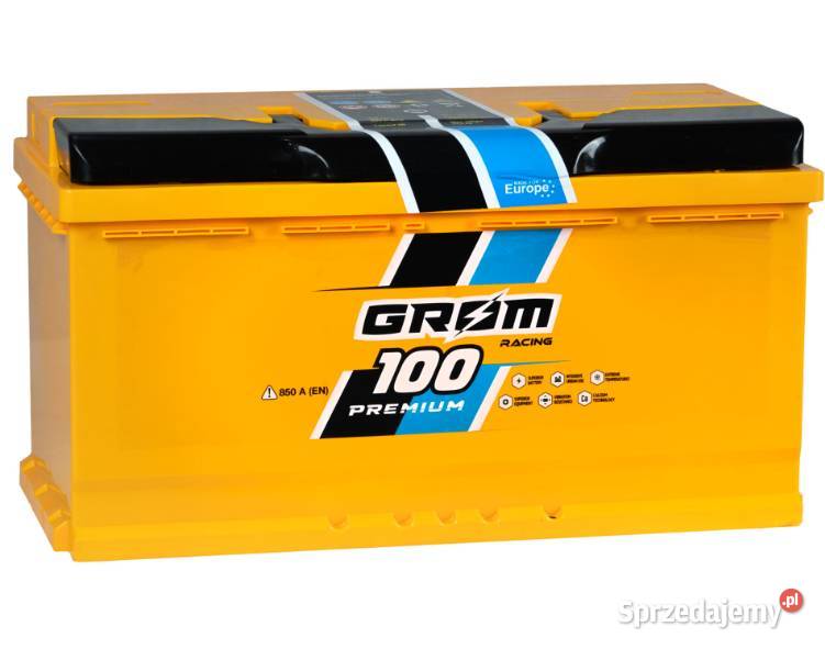 Akumulator 100Ah 850A EN Grom Racing P Akumulatory Kościerzyna
