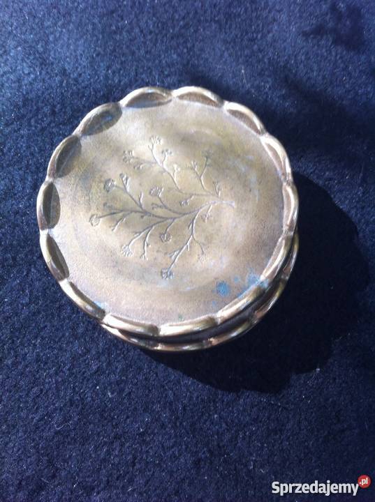 Mosiężne podkładki Antyki pomorskie Miłobądz