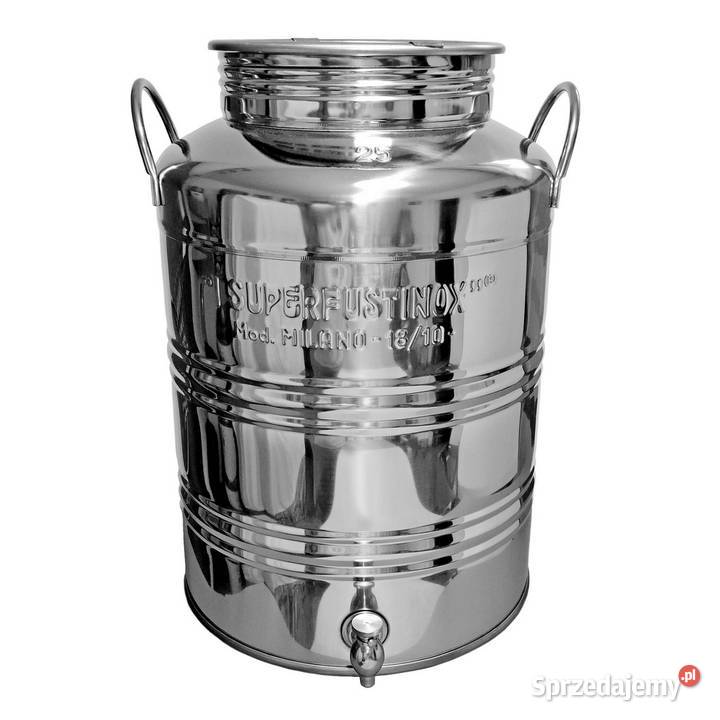 Beczułka beczka ze stali inox kwasówki bańka 25L Pojemniki na żywność Siemianowice Śląskie