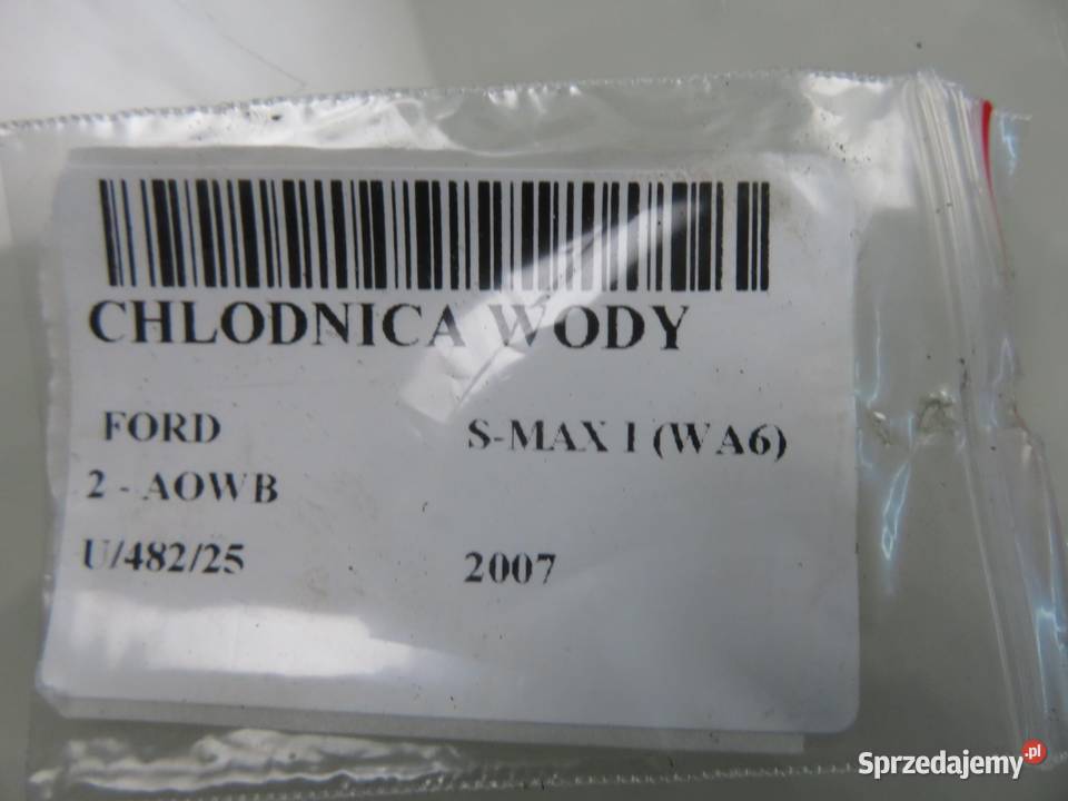 CHŁODNICA WODY FORD S I